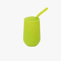 Happy Cup + Straw System - Lime Ezpz Lil Tulips