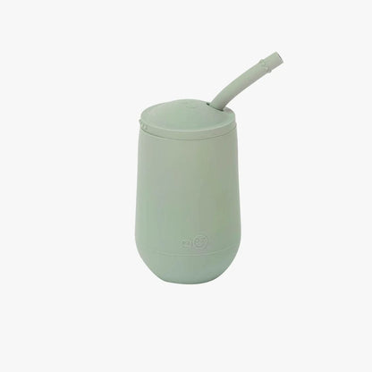 Happy Cup + Straw System - Sage Ezpz Lil Tulips
