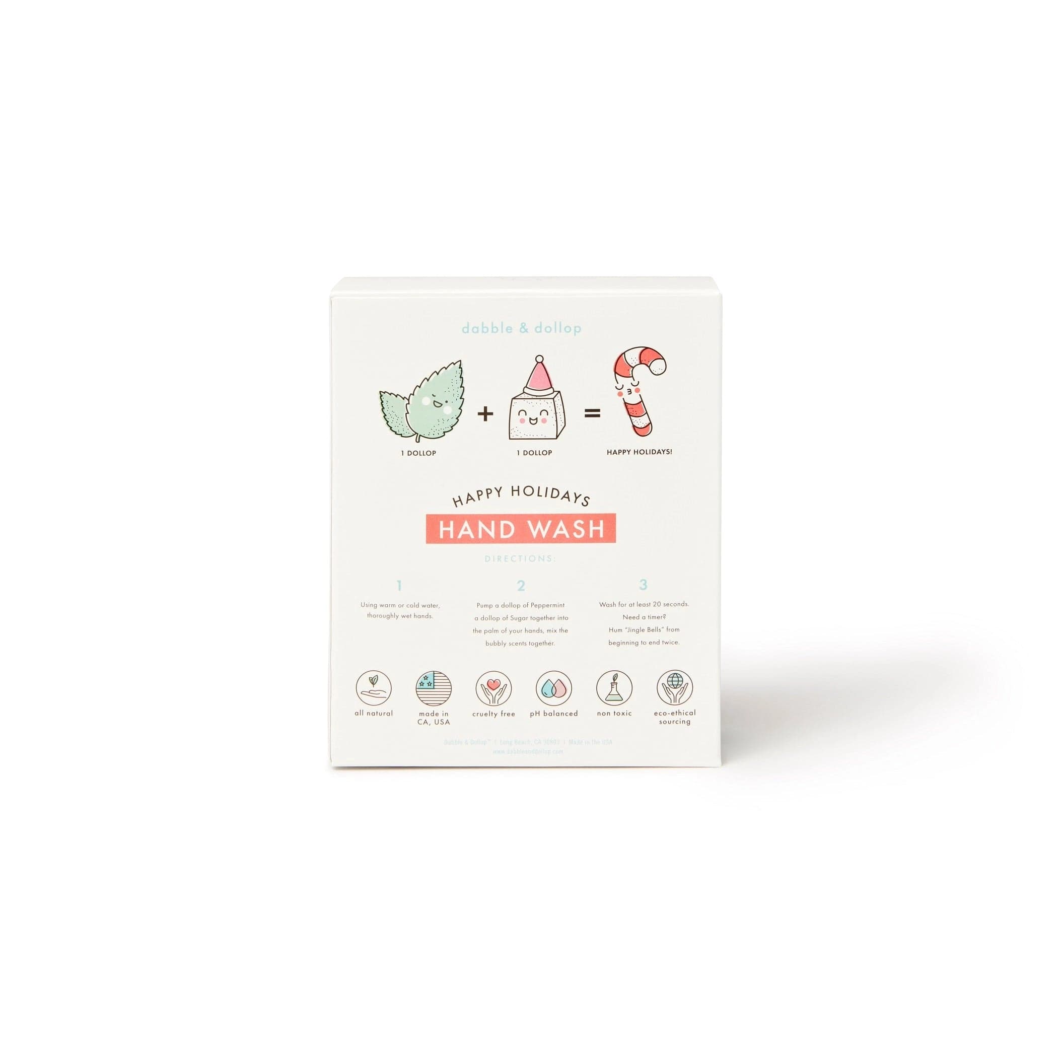 Happy Holidays Handwash Kit Dabble & Dollop Lil Tulips