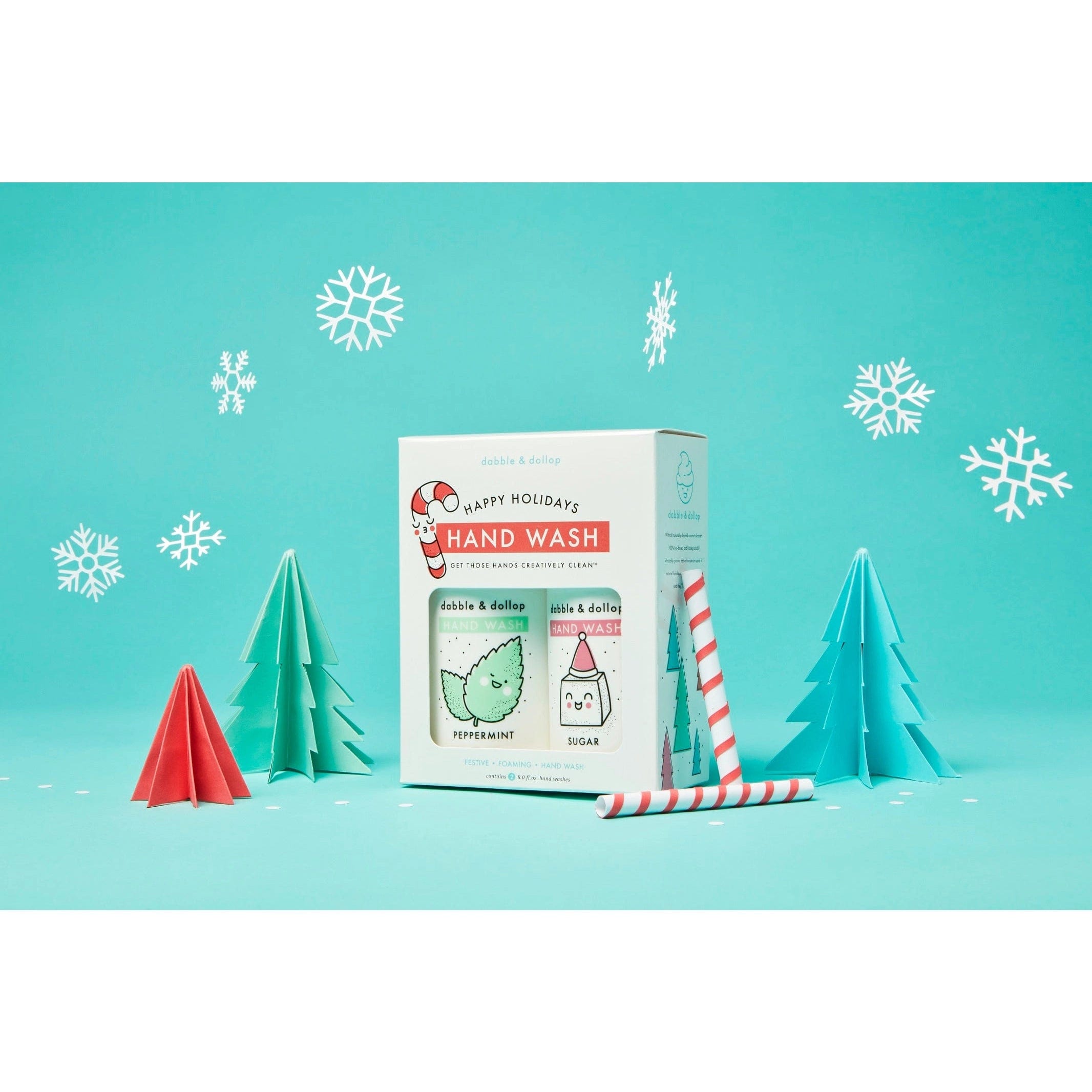 Happy Holidays Handwash Kit Dabble & Dollop Lil Tulips