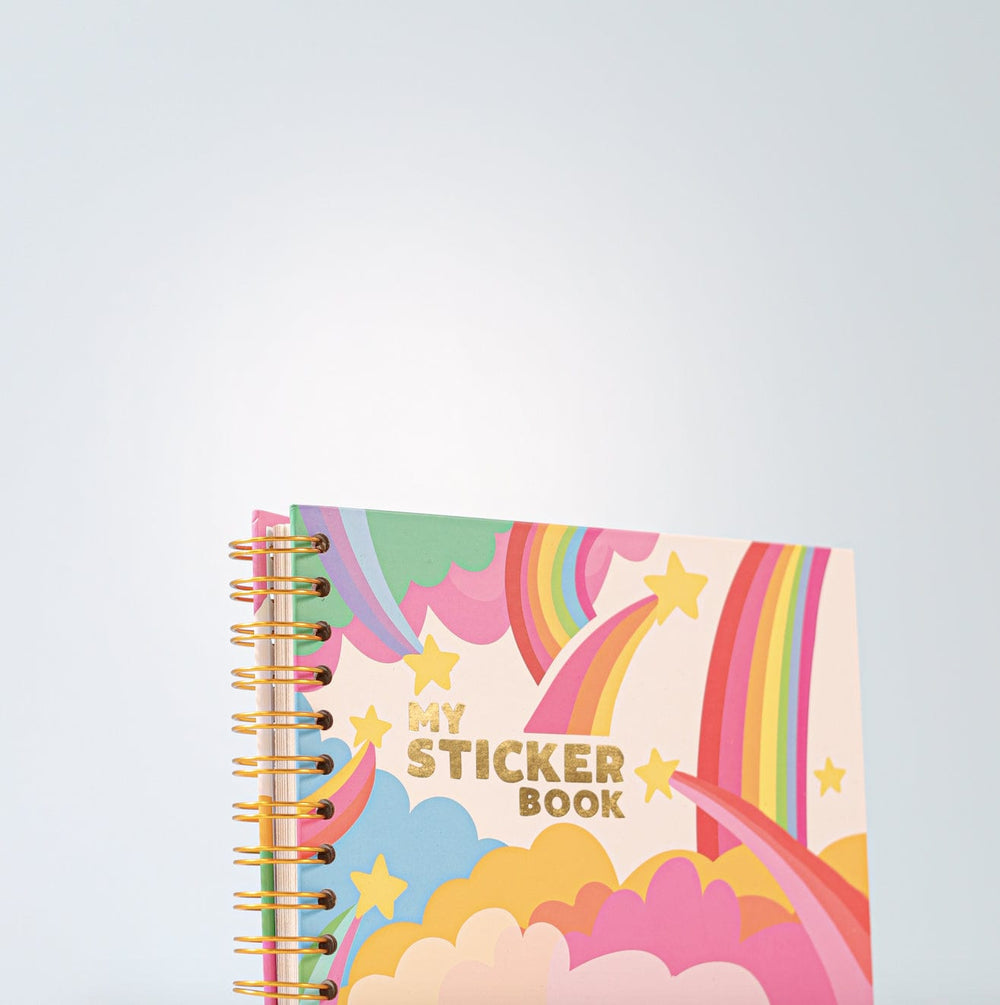 Hardcover Retro Style Sticker Book the penny paper co Lil Tulips