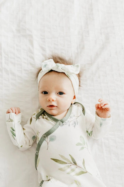 Haven Knit Headband Bow Copper Pearl Lil Tulips