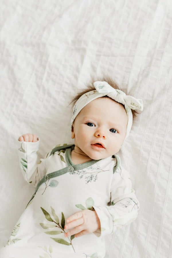 Haven Knit Headband Bow Copper Pearl Lil Tulips