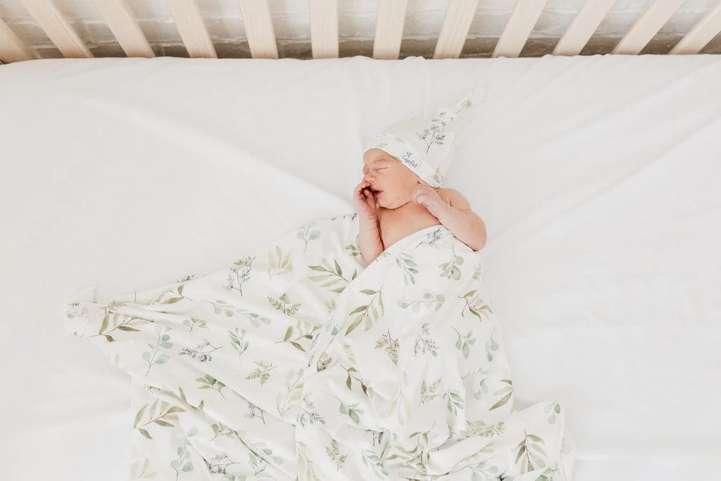 Haven Knit Swaddle Blanket Copper Pearl Lil Tulips