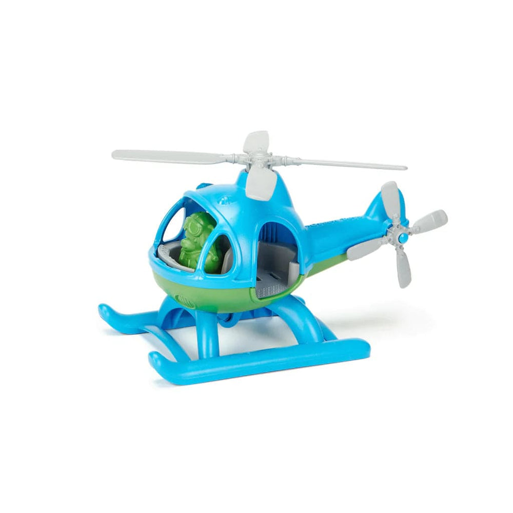 Helicopter Blue Top Green Toys Lil Tulips