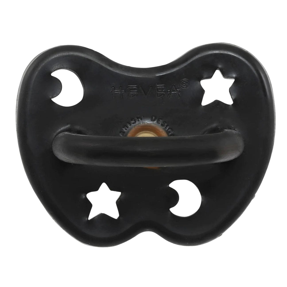 Hevea Pacifier Outer Space Black Round 3-36 months Hevea Pacifiers & Teethers Lil Tulips