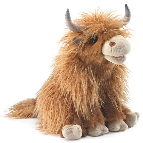 Highland Cow Puppet Folkmanis Puppets Folkmanis Puppets Lil Tulips