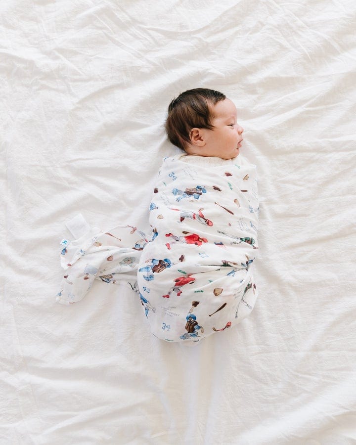 Home Run Deluxe Muslin Swaddle Blanket Little Unicorn Lil Tulips