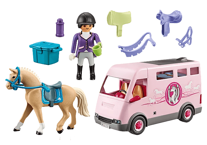 Horse Transporter with Trainer 71237 Playmobil Toys Lil Tulips