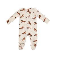 Horses 2-Way Zipper Footie Angel Dear Lil Tulips