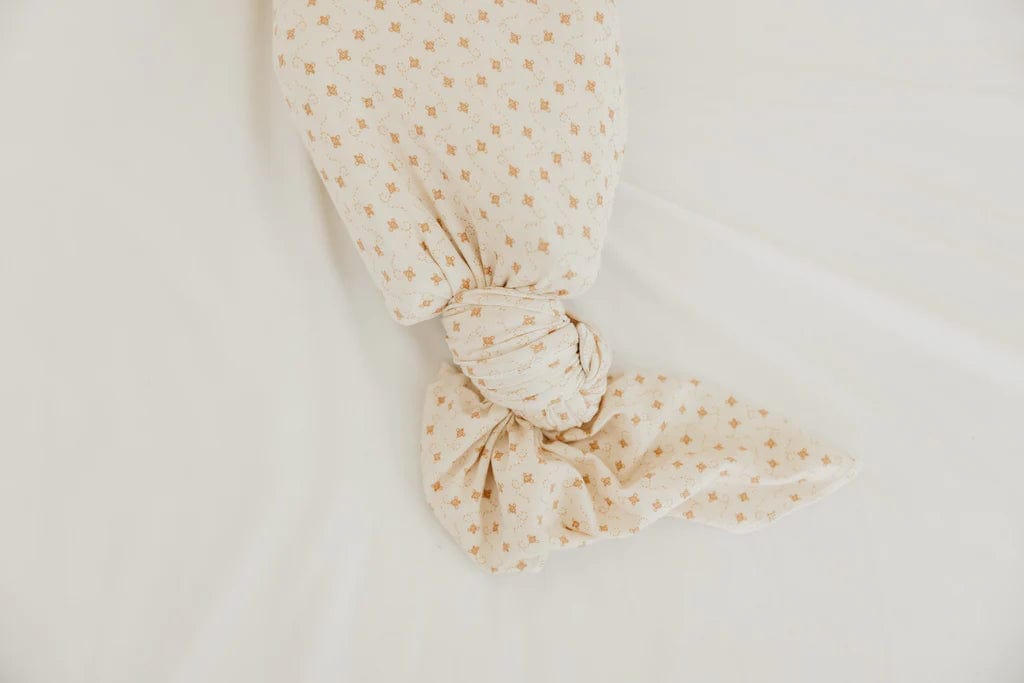 Hunnie Knit Swaddle Blanket Copper Pearl Lil Tulips