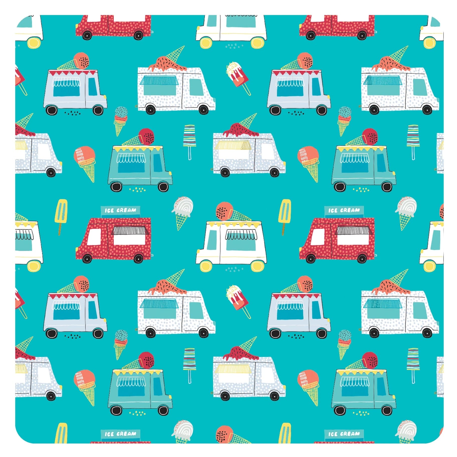 Ice Cream Truck Bapron BapronBaby Lil Tulips