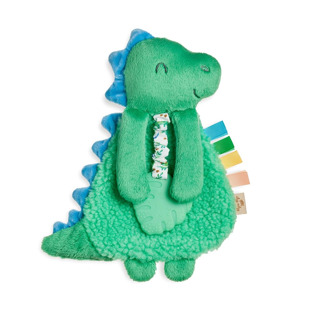 James the Dino Itzy Friends Itzy Lovey™ Plush with Silicone Teether Toy Itzy Ritzy Lil Tulips