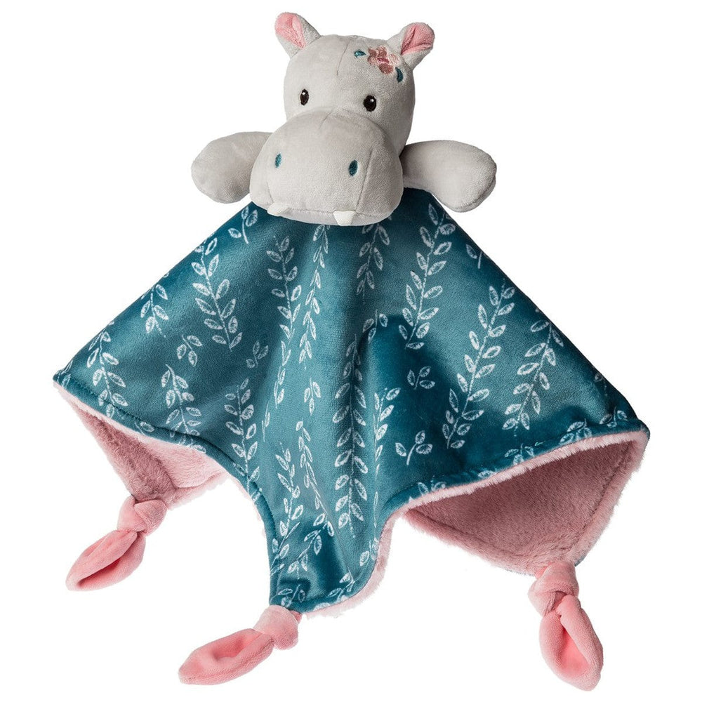 Jewel Hippo Character Blanket Mary Meyer Lil Tulips