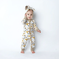 Jungle Friends Bamboo Convertible Romper Sleeper Pajamas Emerson and Friends Baby & Toddler Clothing Lil Tulips