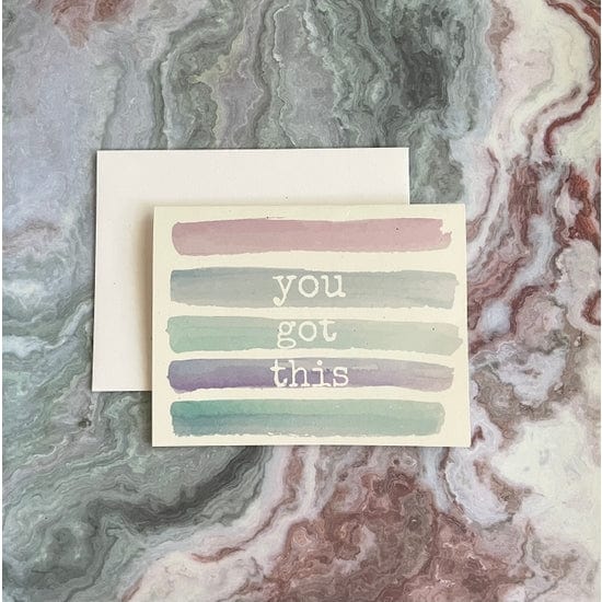 Just Because Card | You Got This Notably Paper Company Lil Tulips