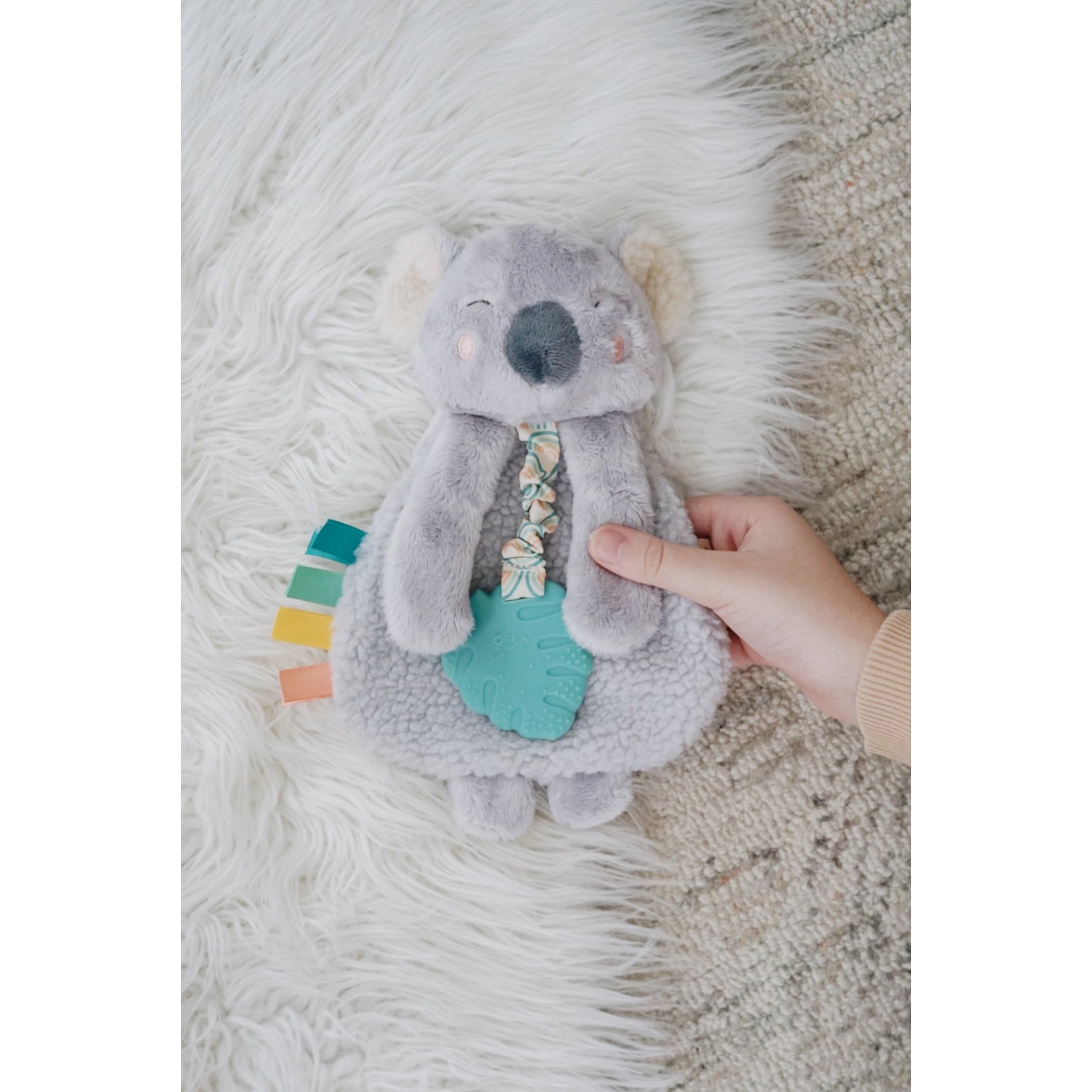 Kayden The Koala Itzy Friends Itzy Lovey™ Plush with Silicone Teether Toy Itzy Ritzy Lil Tulips