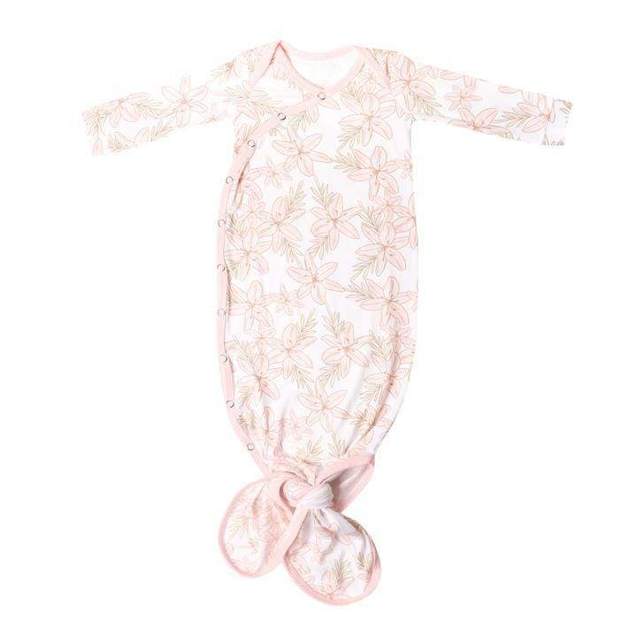 Kiana Newborn Knotted Gown Copper Pearl Lil Tulips