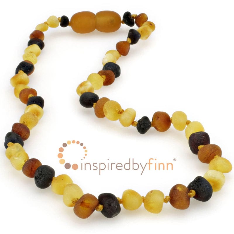 Kids Unpolished Diversity Amber Teething Necklace inspired by finn inspired by finn Lil Tulips