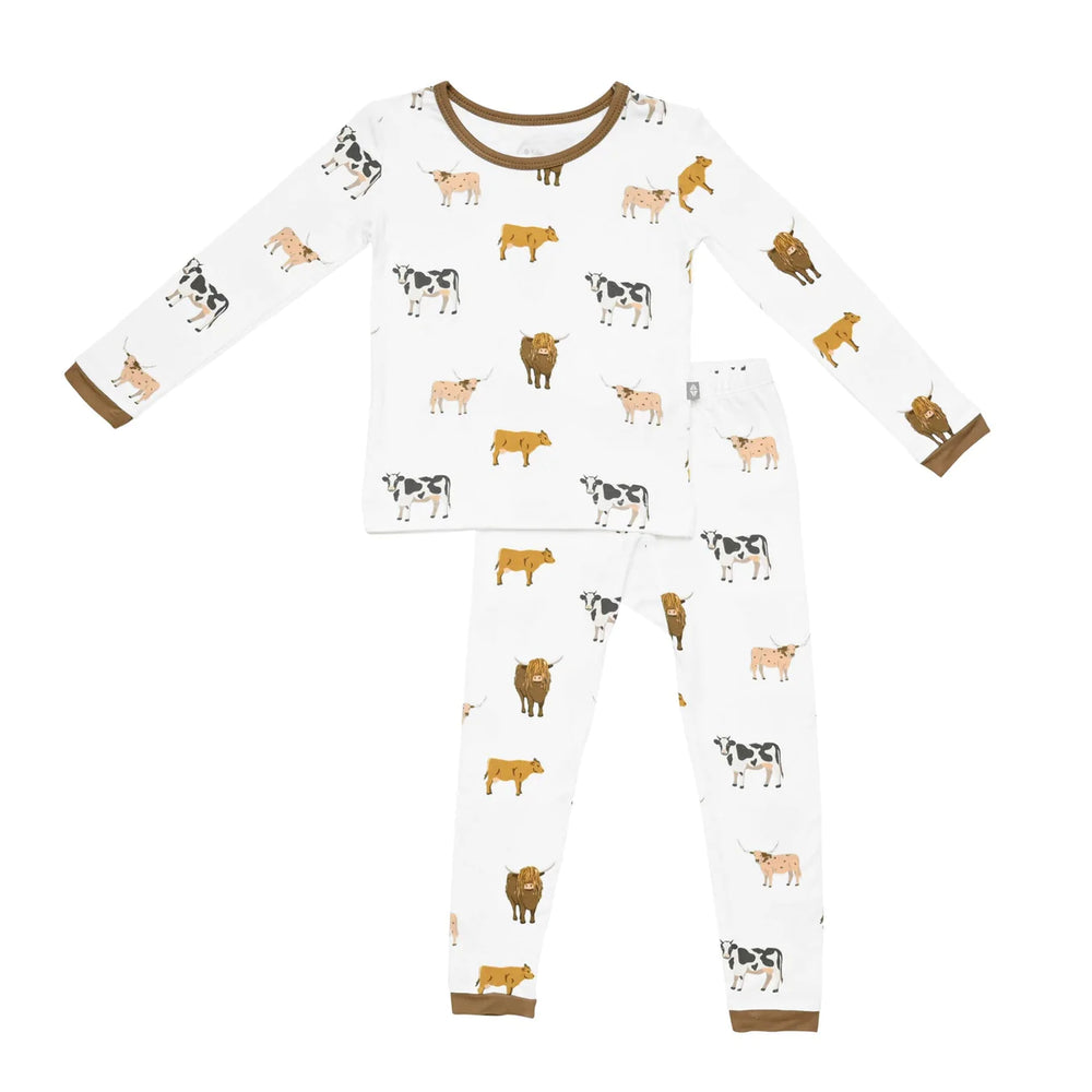 Toddler Pajama Set in Moo