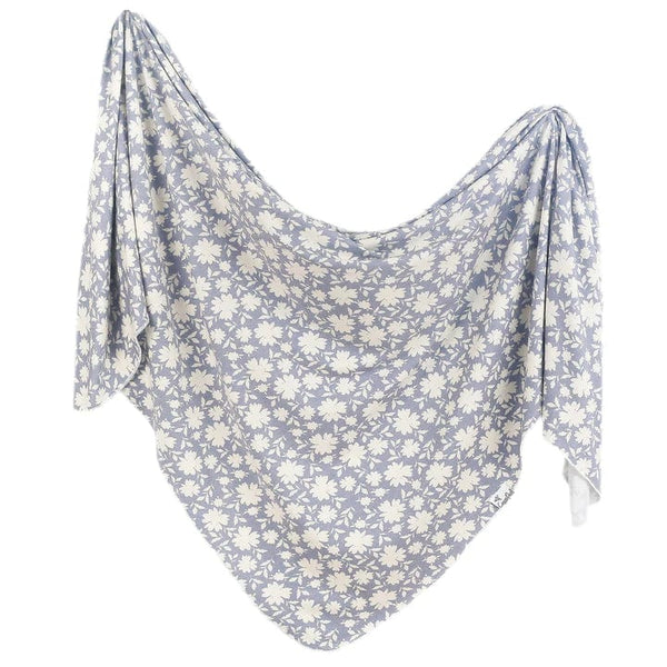 Lacie Knit Swaddle Blanket Copper Pearl Lil Tulips