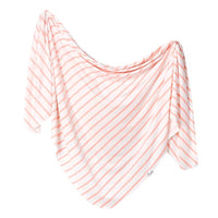 Lainey Knit Swaddle Blanket Copper Pearl Lil Tulips