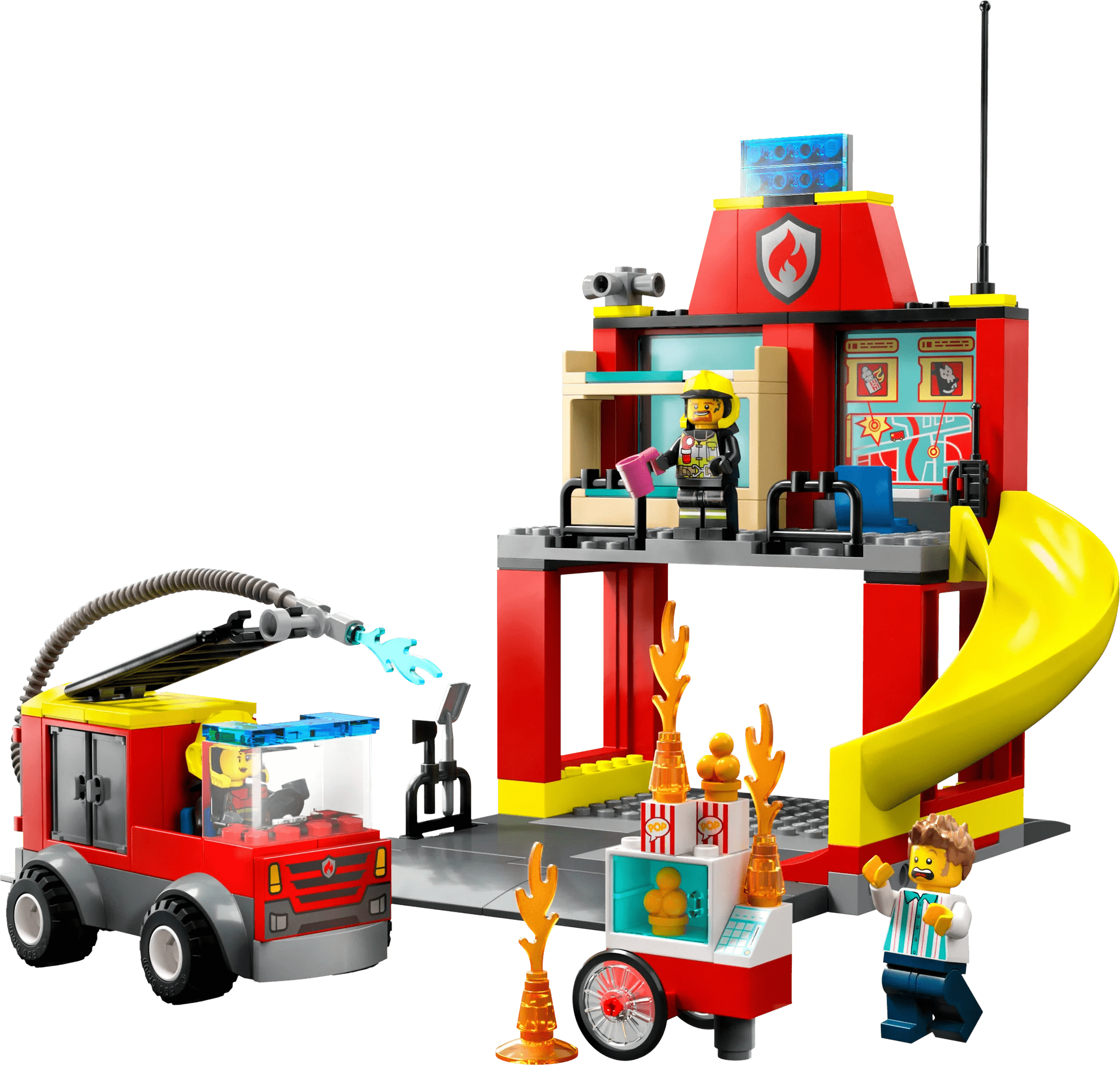 LEGO® Fire Station and Fire Truck Lego Lil Tulips