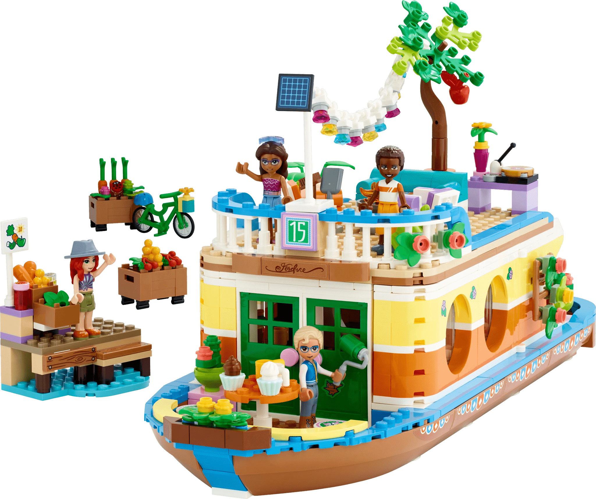 LEGO® Friends Canal Houseboat Lego Lil Tulips