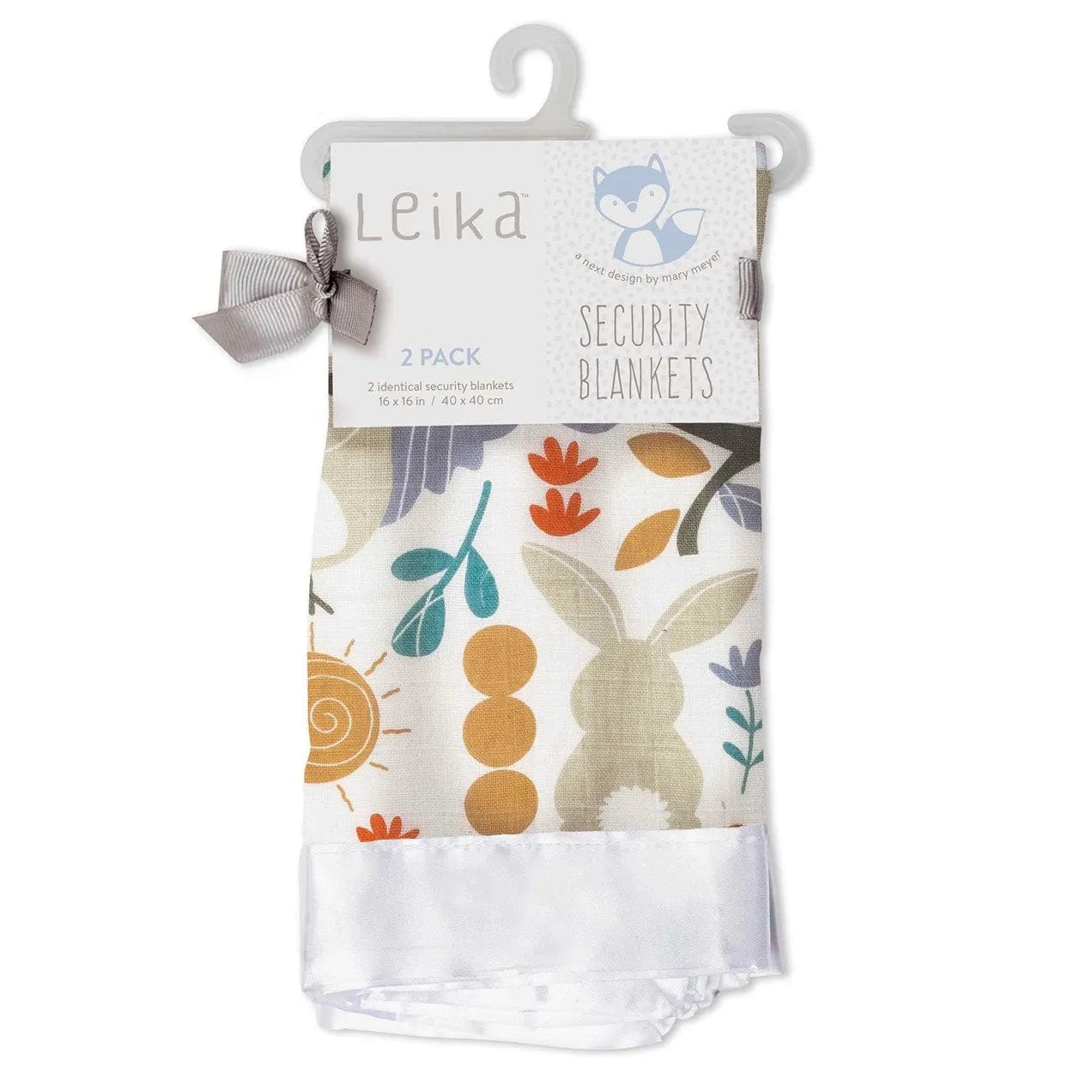 Leika Cotton Security Blankets – Owl & Bunny (2pk) Leika Lil Tulips