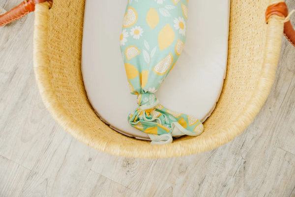 Lemon Newborn Knotted Gown Copper Pearl Lil Tulips