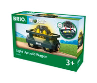 Light Up Gold Wagon Brio Model Trains & Train Sets Lil Tulips