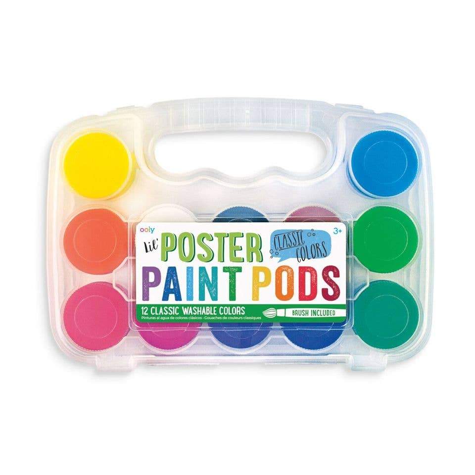 Lil' Paint Pods Regular Basic Poster Paint OOLY Lil Tulips