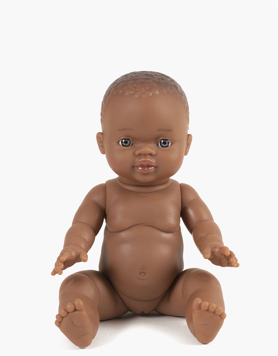 Little African Girl Doll (Light Eyes) Minikane Lil Tulips