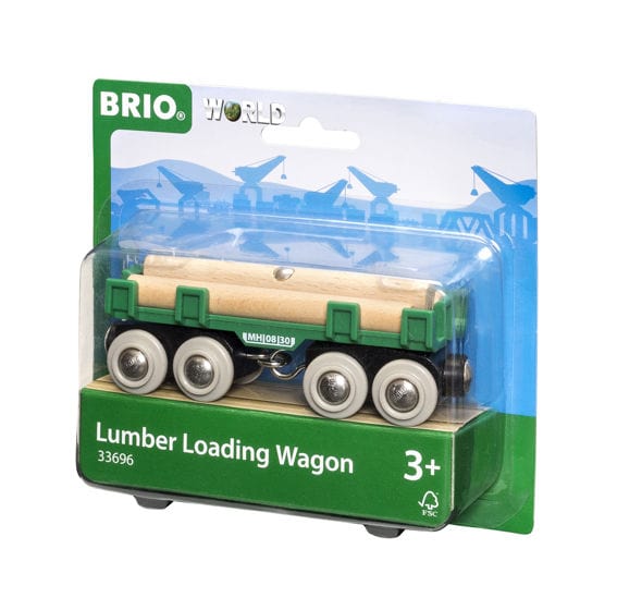 Lumber Loading Wagon Brio Model Trains & Train Sets Lil Tulips