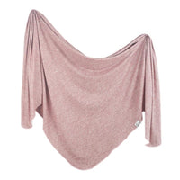 Maeve Knit Swaddle Blanket Copper Pearl Lil Tulips