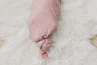 Maeve Knit Swaddle Blanket Copper Pearl Lil Tulips