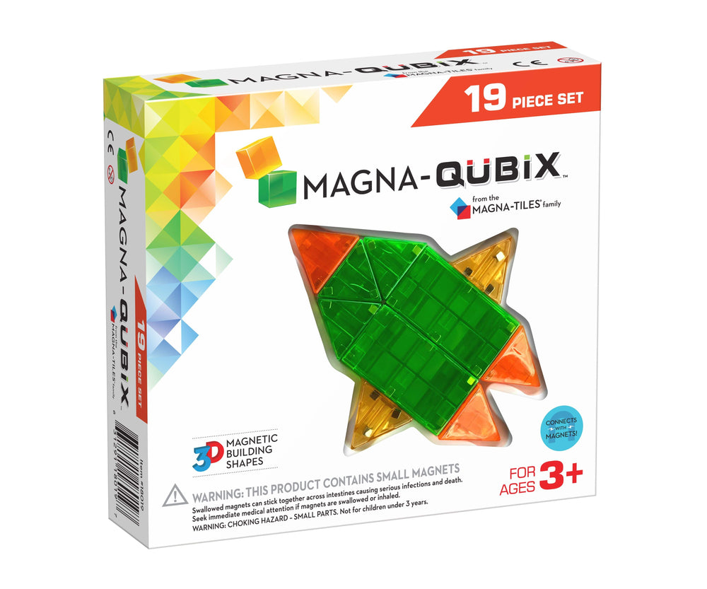 Magna-Qubix™ 19-Piece Set Magna-Tiles Lil Tulips