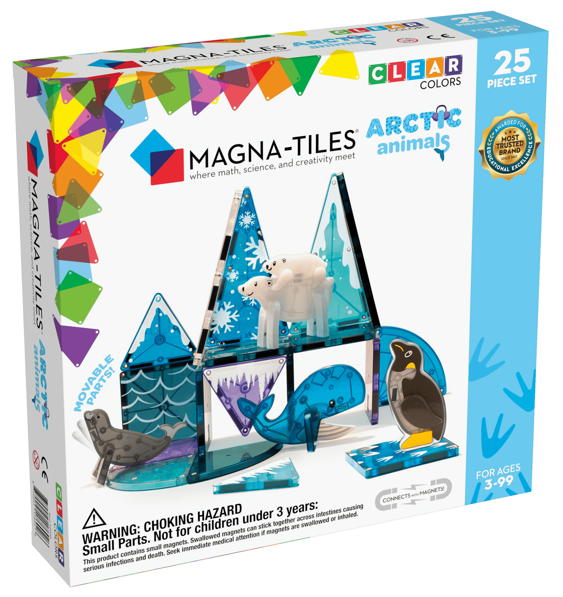 Magna-Tiles® Arctic Animals 25-Piece Set Magna-Tiles Lil Tulips