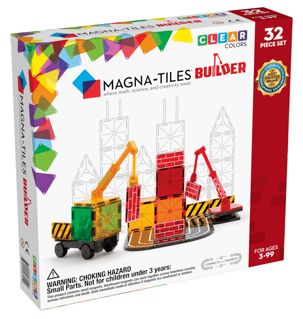 Magna-Tiles® Builder 32-Piece Set | Magna-Tiles