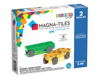 Magna-Tiles® Cars 2 Piece Expansion Set Magna-Tiles Lil Tulips