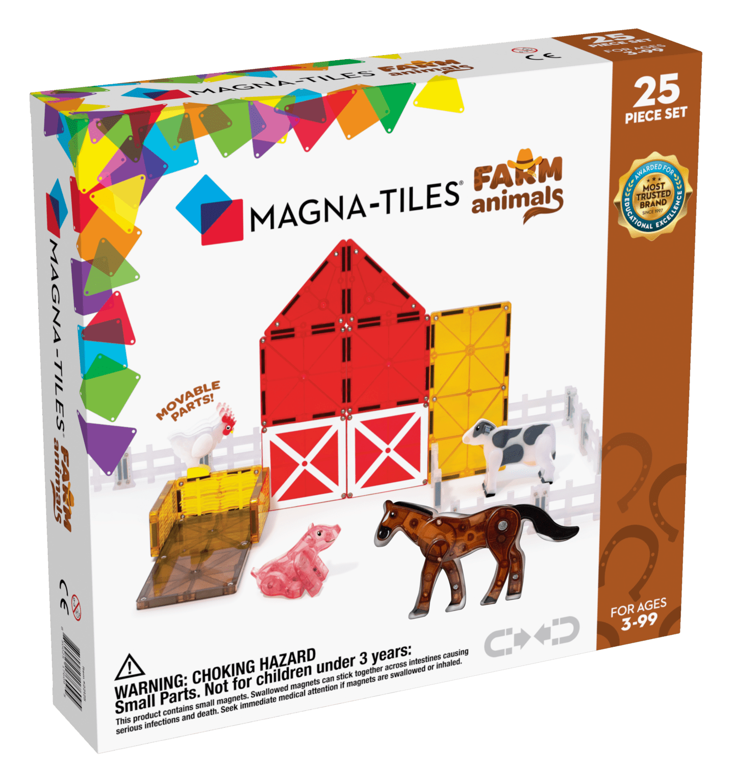 Magna-Tiles® Farm Animals 25-Piece Set Magna-Tiles Lil Tulips