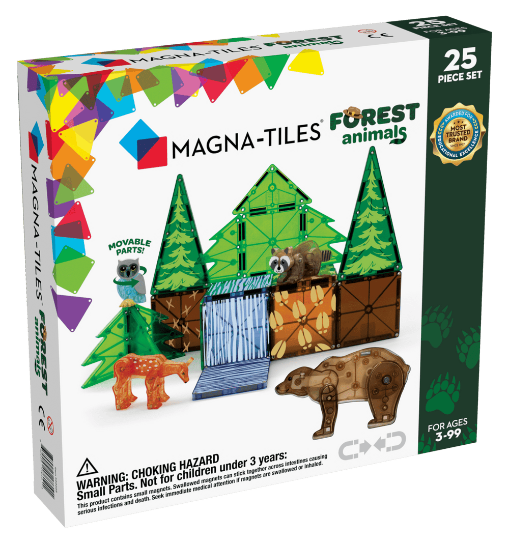 Magna-Tiles® Forest Animals 25-Piece Set Magna-Tiles Lil Tulips