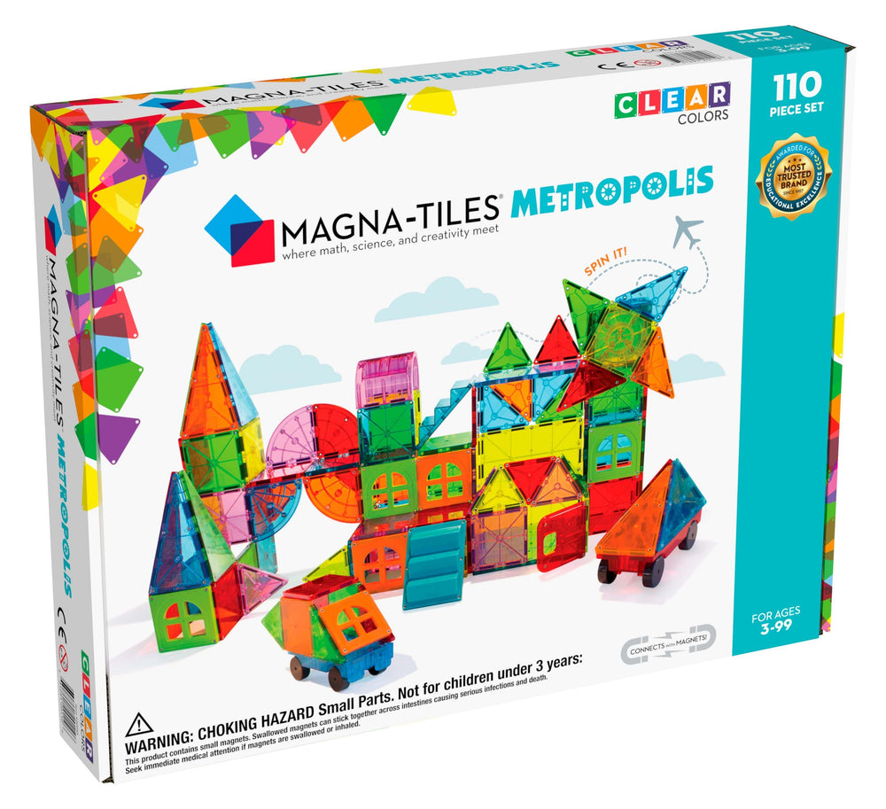 Magna-Tiles® Metropolis 110-Piece Set Magna-Tiles Lil Tulips