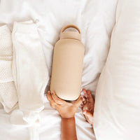 Mama Bottle | The Hydration Tracking Water Bottle for Pregnancy & Nursing (27oz) - Sand bink Water Bottles Lil Tulips