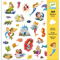 Mermaids Sticker Sheets Djeco Lil Tulips