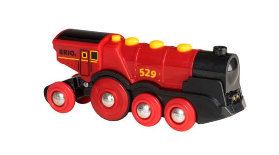 Mighty Red Action Locomotive Brio Model Trains & Train Sets Lil Tulips