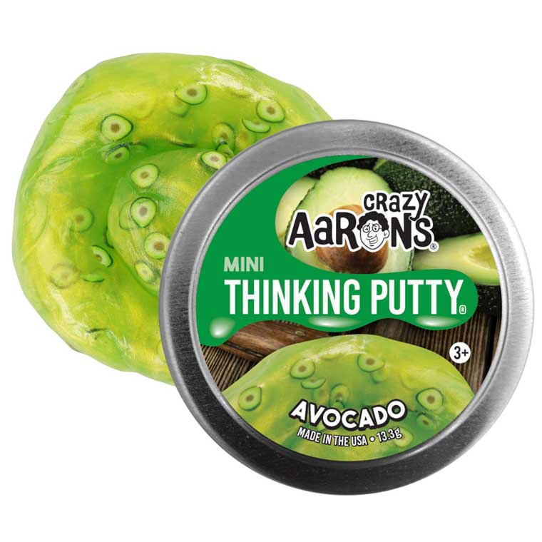 Mini 2" Avocado Putty Crazy Aaron's Putty World Lil Tulips