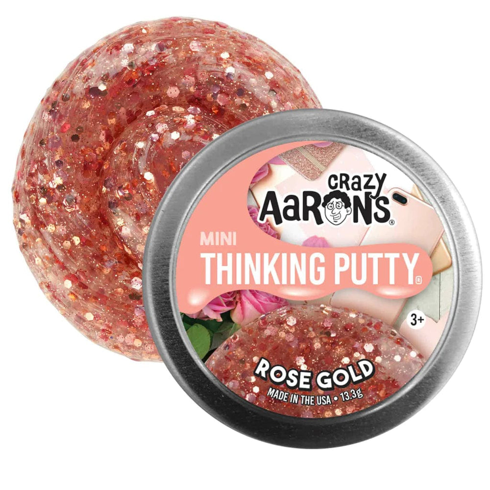 Mini 2" Rose Gold Putty Crazy Aaron's Putty World Lil Tulips