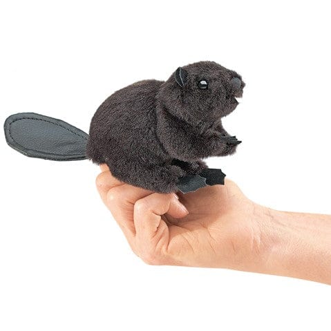 Mini Beaver Finger Puppet Folkmanis Puppets Folkmanis Puppets Lil Tulips