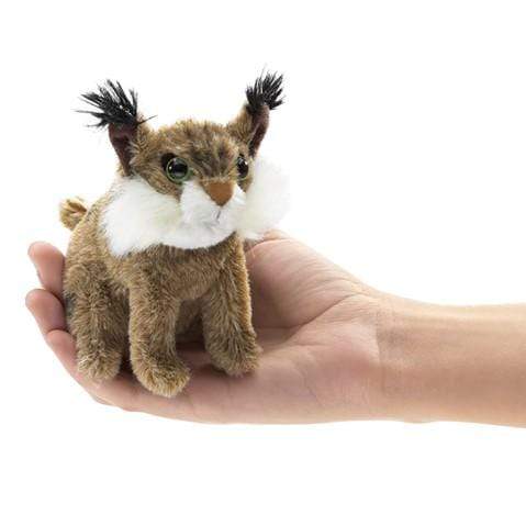 Mini Bobcat Finger Puppet Folkmanis Puppets Folkmanis Puppets Lil Tulips